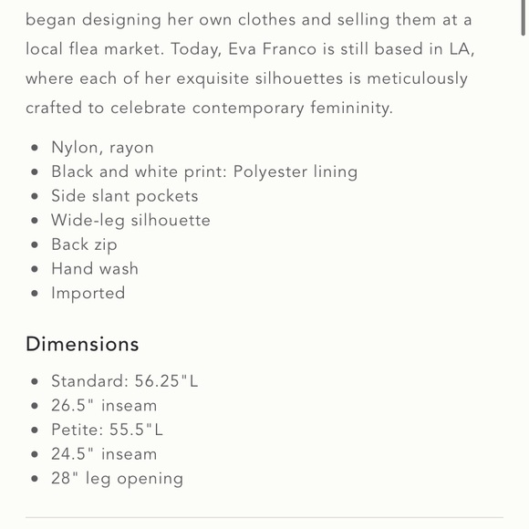 Anthropologie NWT Eva Franco Cedar Jumpsuit - Picture 5 of 9